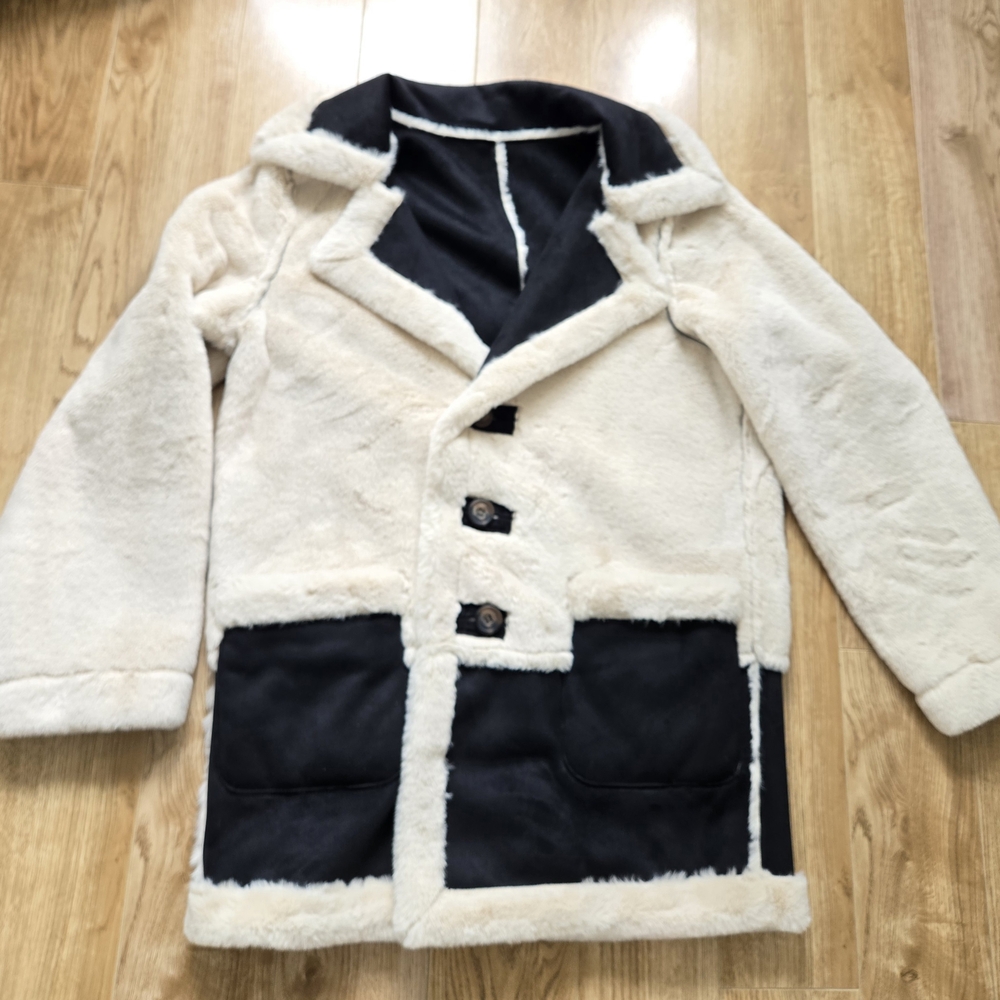 Reversible Faux Suede + Faux Fur Jacket BADGELY MISCHKA